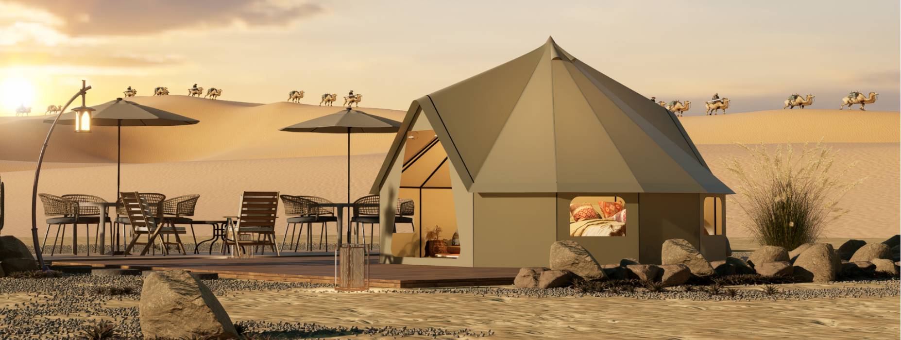 呼图壁县露营酒店帐篷产品